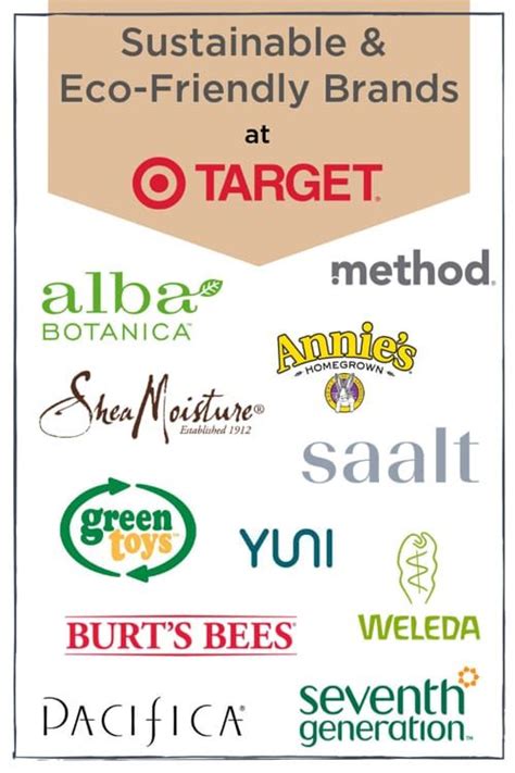 Sustainable & Eco-Friendly Brands Available at Target | Eco friendly brands, Sustainability, Eco ...