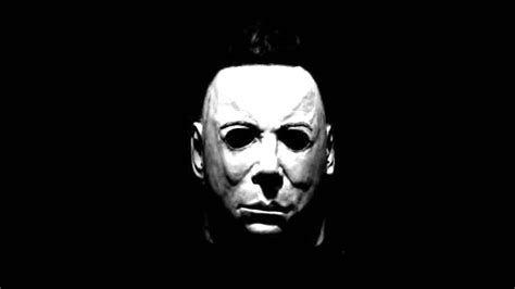 Download Michael Myers Black And White Mask Wallpaper | Wallpapers.com