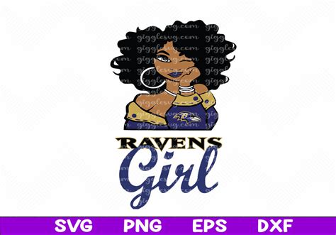 BALTIMORE RAVENS GIRL SVG, BALTIMORE RAVENS GIRL NFL, BALTIM - Inspire ...