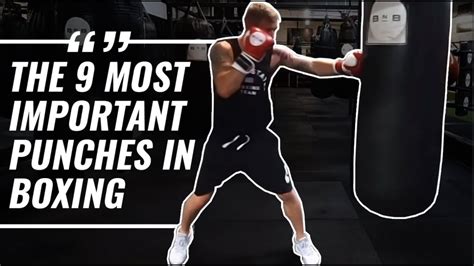 The 9 Most Important Punches in Boxing - YouTube