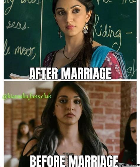 After and Before Marriage – Kiara Advani Funny Pic – Oh Yaaro