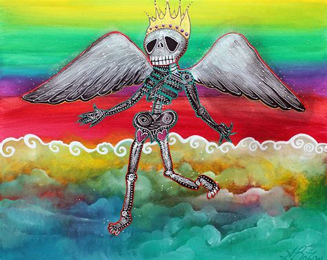 Heaven is for Real - Acrylics on Canvas, in Day Of The Dead