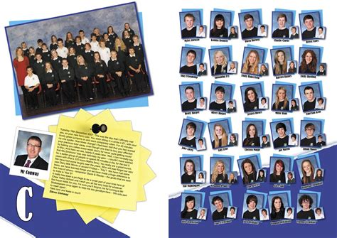 Sample Two Page Yearbook Spreads | Yearbook pages, Yearbook template ...