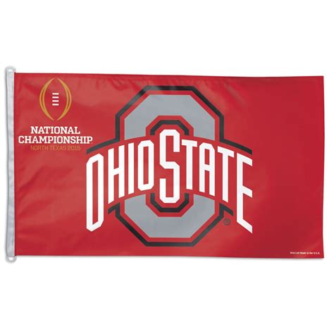 National Championship 3x5 Flag Ohio State Buckeyes