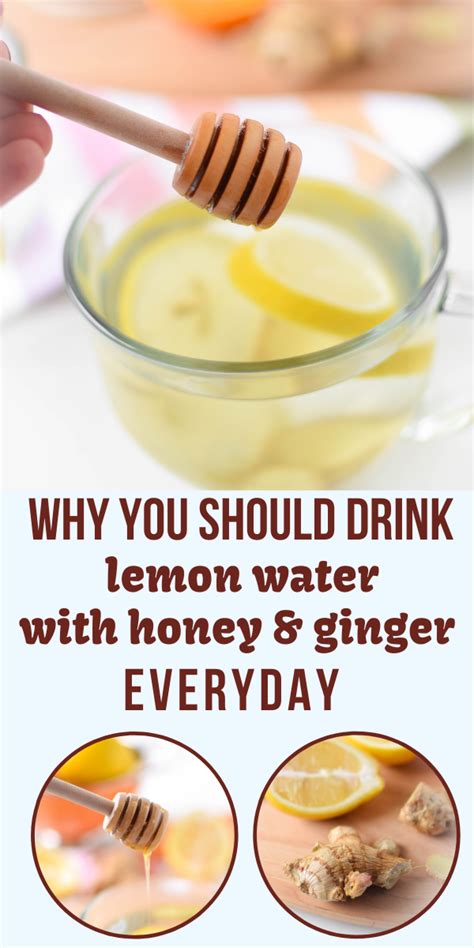 Honey & Ginger Warm Lemon Water Recipe + Benefits | Recipe | Lemon water recipe, Warm lemon ...