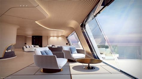 Futuristic Superyacht Styled on a Dugout Canoe by Oceanco