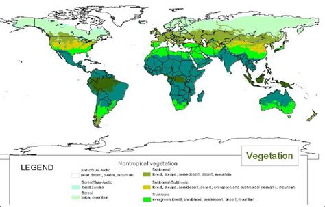 Vegetationszonen