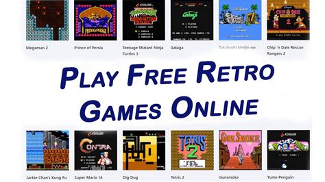 Top 5 Free Retro Games Sites - YouTube