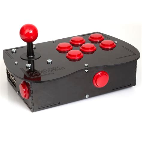 BASIC Arcade Controller Kit for Raspberry Pi - Cherry Red