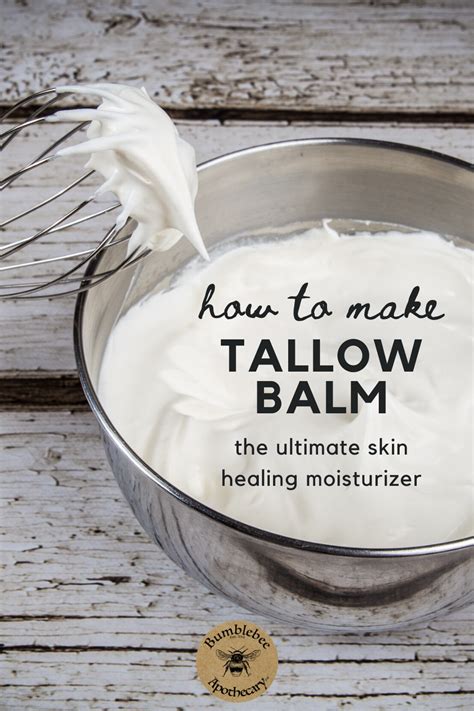 How to Make Tallow Balm | Recipe | Diy skin care recipes, Skin care ...