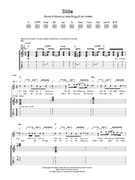 Slide by Jake Bugg - Guitar Tab - Guitar Instructor