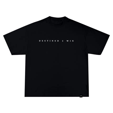 Lil Tjay Merch Destined 2 Win Black T-Shirt | WHAT’S ON THE STAR?