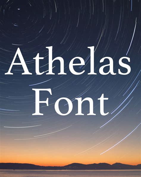 Athelas Font Free Download