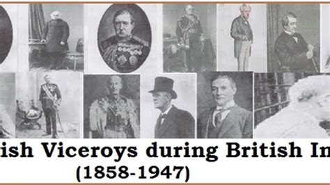 List of British Viceroys during British India