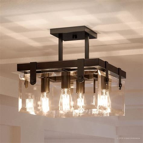 Farmhouse Flush Mount Ceiling Light Fixtures / Country Farmhouse Flush Mount Lighting You Ll ...