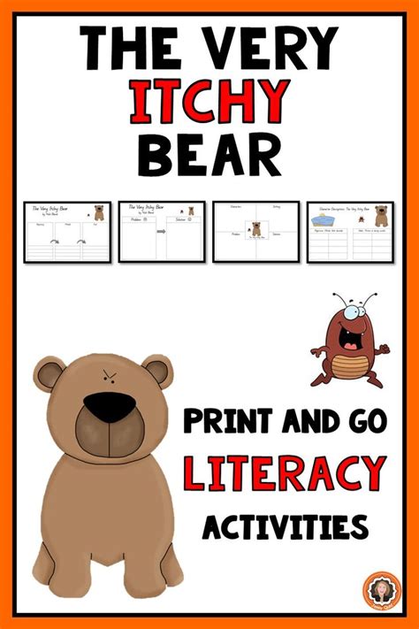 The Very Cranky Bear Series- Itchy, Hungry, Brave, Sleepy & Super Bear Bundle | Literacy ...