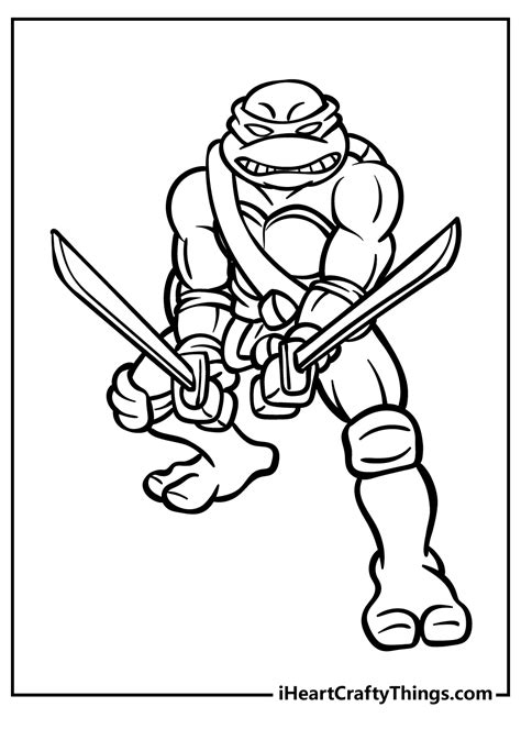 Free Coloring Pages Tmnt