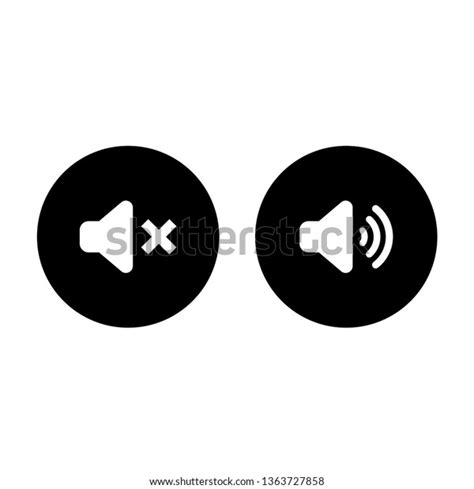 Volume Button Icon Set Isolated Vector Stock Vector (Royalty Free) 1363727858 | Shutterstock