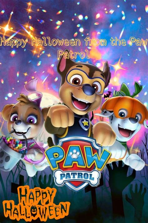 🎃paw patrol Halloween🎃 | Paw patrol, Paw patrol party, Paw