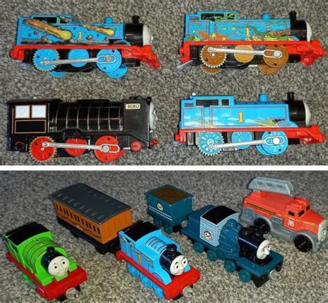 THOMAS & FRIENDS Trackmaster Hiro + 3 Thomas + Ferdinand Thomas Annie Percy Flynn EUR 10,31 ...