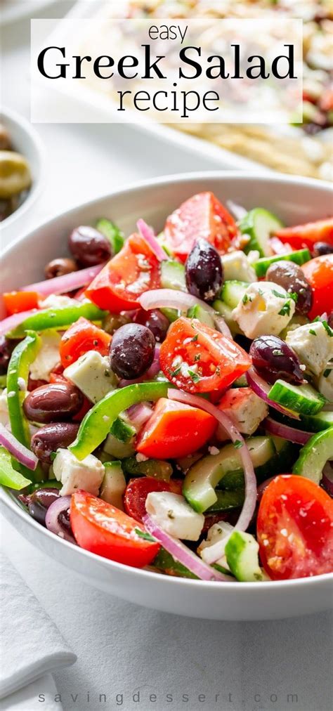 Easy Greek Salad Recipe | Recipe | Greek salad recipes, Easy greek ...
