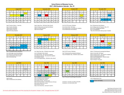 Revised Manatee County school calendar | Public Holiday | Festival