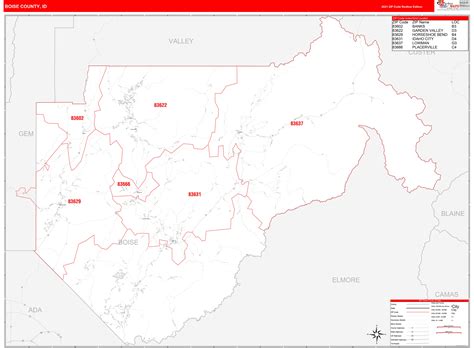 The Ultimate Guide To Boise Idaho Zip Code Map - Map of Counties in ...