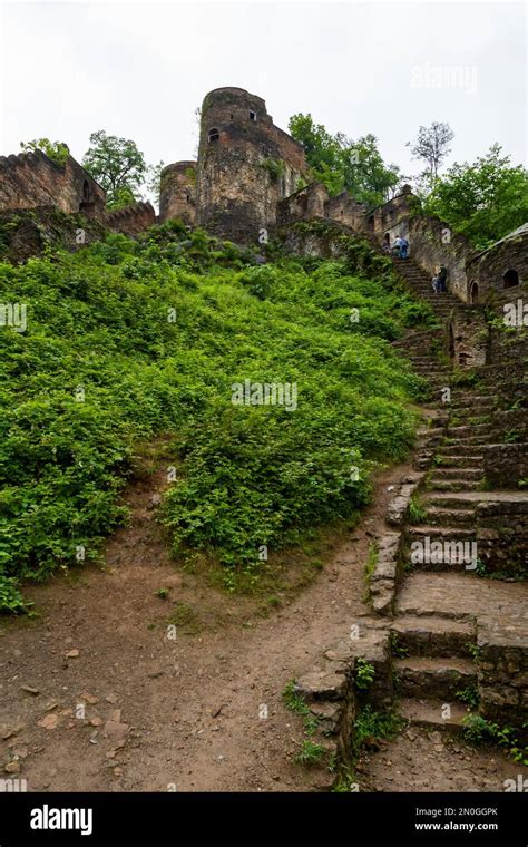 Rudkhan Castle architecture in Iran. Rudkhan Castle is a brick and stone medieval castle ...