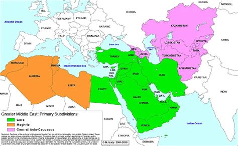 Modern Middle East Map – Get Map Update