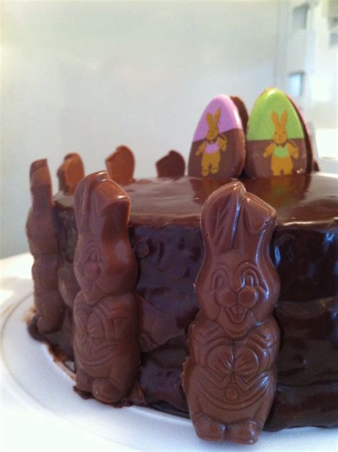 Chocolate Easter bunny cake | Easter bunny cake, Chocolate easter bunny ...