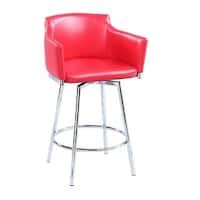 Somette Dahlia Club Counter Stool with Memory Swivel - Counter Height ...