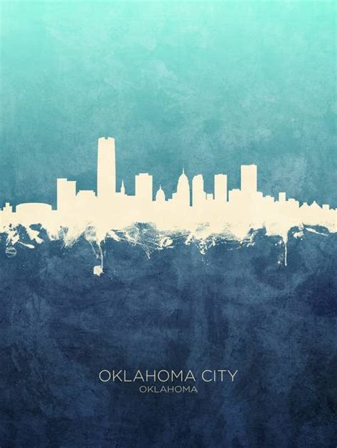 Stunning "Oklahoma City Skyline" Artwork For Sale on Fine Art Prints