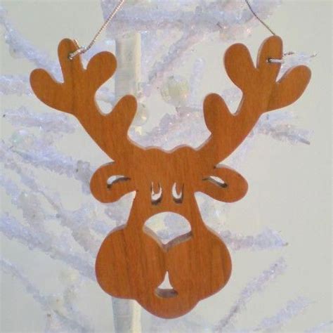 Christmas Reindeer Ornament | Scroll saw patterns, Scroll saw ...