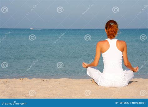 Meditation On The Beach Stock Photography - Image: 15813622