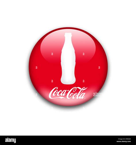 Coca Cola logo icon flag emblem symbol Stock Photo - Alamy