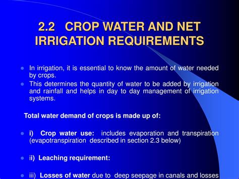 PPT - CHAPTER TWO: BASICS IN IRRIGATION ENGINEERING PowerPoint ...