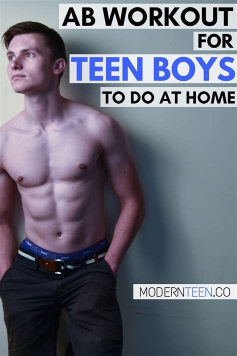 Ab Workout for Teenage Guys at Home (4 Easy Steps) | Workouts for teens ...