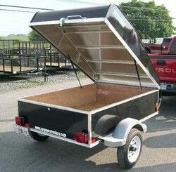 Lighweight 4 x 6 Aluminum Luggage Trailer with Pop-Up Lid. Perfect for towing behind Cars and ...