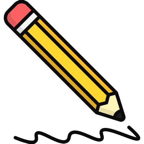 Pencil Generic Outline Color icon