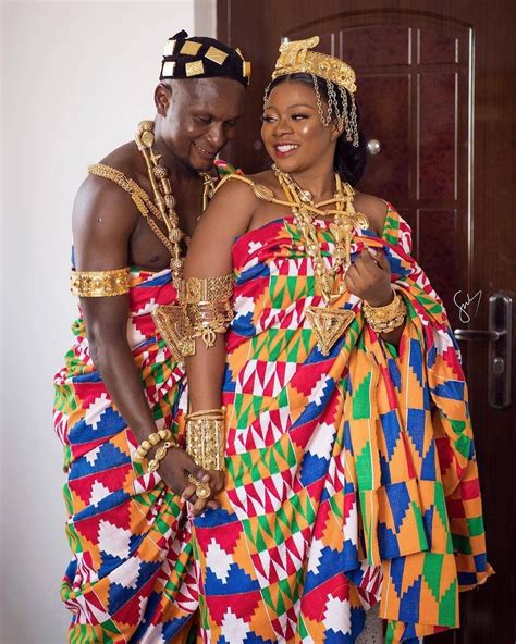 Ghanaian Kente Bridal Ideas For Traditional African Weddings| Mammypi ...