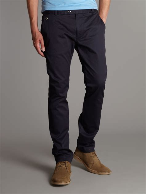 Diesel Mens Chinos in Blue for Men | Lyst