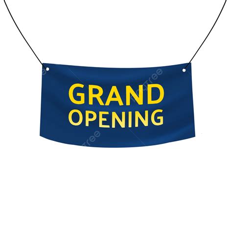 Grand Opening Banner Clipart