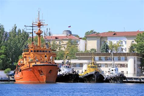 Russian Black Sea Fleet Warships in Crimea Editorial Photo - Image of ...