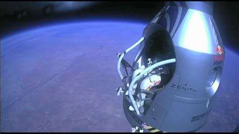 Felix Baumgartner world record supersonic skydive, complete footage, unaltered capture, HD ...