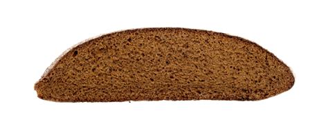 Rye Bread Slice Isolated On White Background Top, Dark, White, Snack PNG Transparent Image and ...