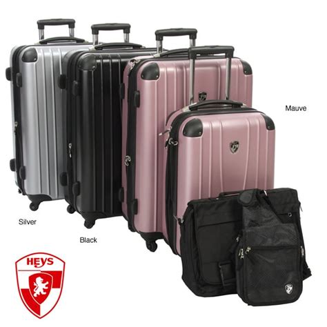 Heys 4-piece Ligthweight Spinner Luggage Set - 11353500 - Overstock.com Shopping - Great Deals ...