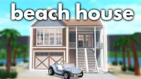 Building a Beach House in Bloxburg - YouTube