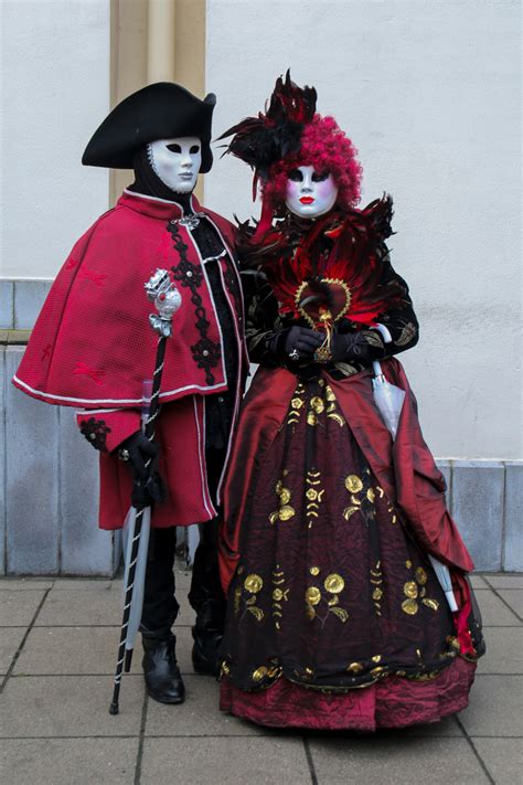 Free Images : red, carnival, couple, outerwear, festival, mask, disguise, tradition, costume ...