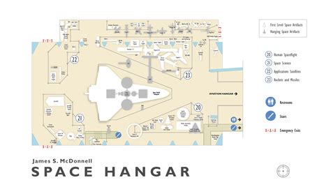 James S. McDonnell Space Hangar 2004 Floorplan