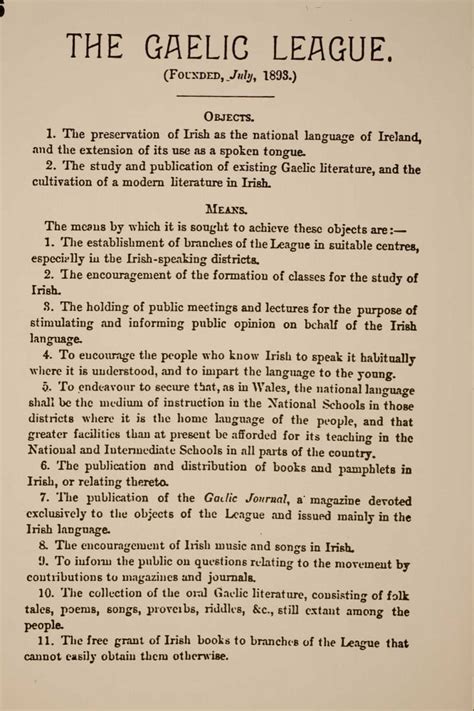 Douglas Hyde denounces use of Gaelic League for political purposes ...